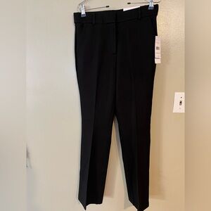 Elegant Black Women's Pants Boot Cut Jersey Knit Office By Rafaella M NWT